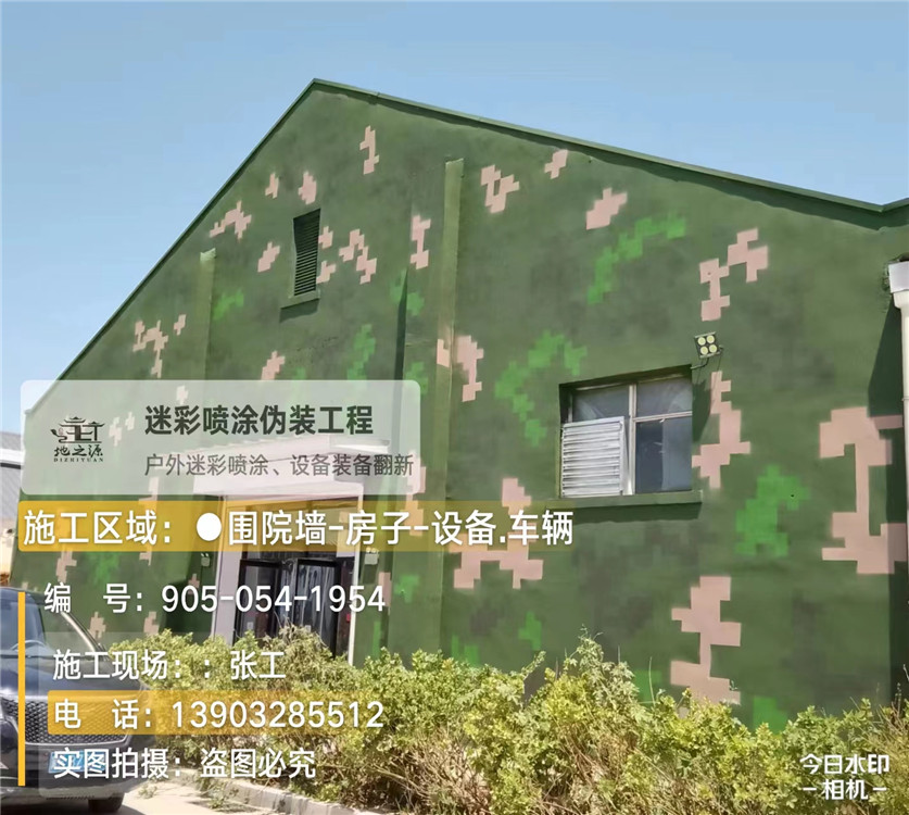 黄山外墙数码迷彩漆施工报价清单（100㎡标准墙面测算）